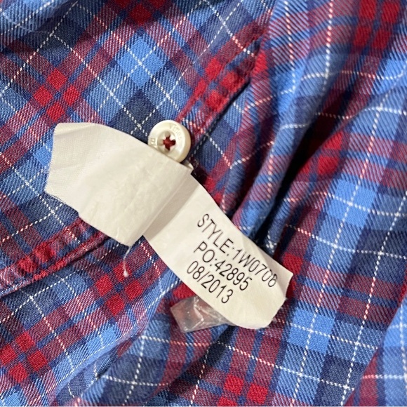 VINEYARD VINES Mens Whale Shirt Button Down Blue Plaid 100% Cotton Size Small - Picture 6 of 8